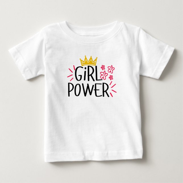 Camiseta De Bebé Día Internacional de la Mujer Poder Femenino (Anverso)