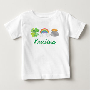Camiseta De Bebé Día personalizado de Patrick