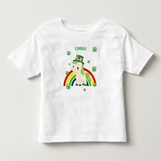 Camiseta De Bebé Día personalizado de San Patricio (Anverso)