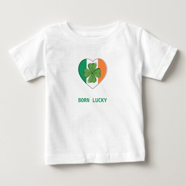 Camiseta De Bebé Día Verde de San Patricio Cuatro Aluentes  (Anverso)