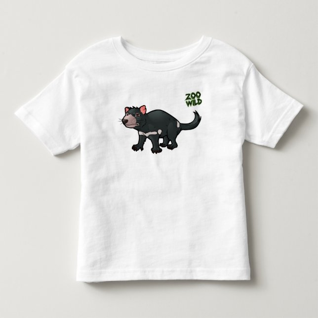Camiseta De Bebé Diablo tasmano (Anverso)