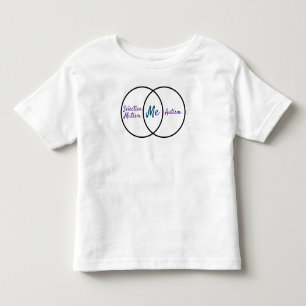 Camiseta De Bebé diagrama de Venn doble diagnóstico