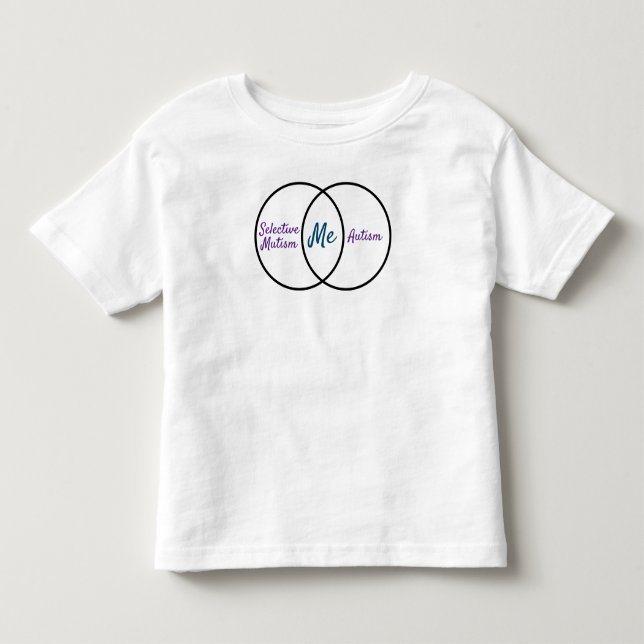 Camiseta De Bebé diagrama de Venn doble diagnóstico (Anverso)