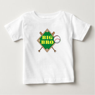 Camiseta De Bebé Diamante de béisbol de hermano mayor