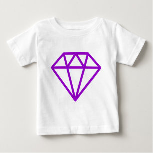 Camiseta De Bebé Diamante simple