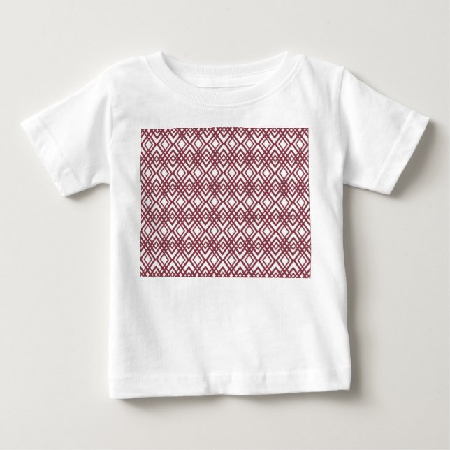 Camiseta De Bebé Diamantes Art Deco (Anverso)