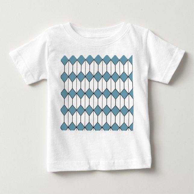 Camiseta De Bebé Diamantes y exageraciones Art Deco (Anverso)