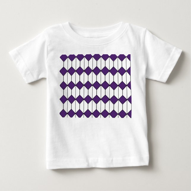 Camiseta De Bebé Diamantes y exageraciones Art Deco (Anverso)
