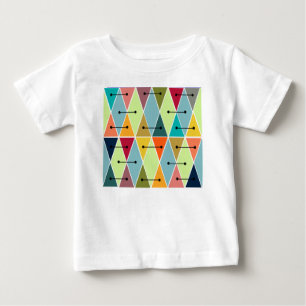 Camiseta De Bebé Diamantes y Triángulos