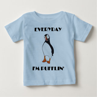 Camiseta De Bebé Diario soy pájaro del frailecillo de Pufflin