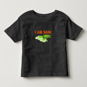 Camiseta De Bebé Días divertidos de jamón verde frito y huevos soy