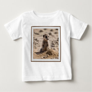 Camiseta De Bebé "Días soleados: La aventura del bebé Meerkat en la