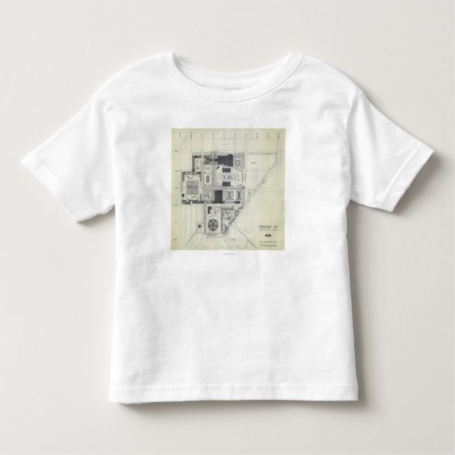 Camiseta De Bebé Dibujo aéreo del concepto de la aguja del espacio (Anverso)