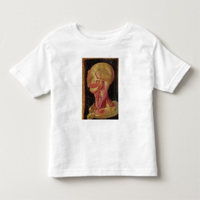 Camiseta De Bebé Dibujo anatómico de la cabeza humana (Anverso)