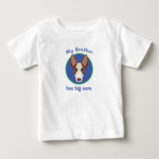 Camiseta De Bebé Dibujo Animado de un Lindo Perro Podenco