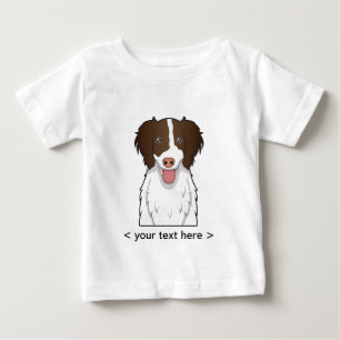 Camiseta De Bebé Dibujo animado del perro de aguas de saltador