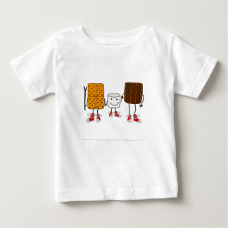 Camiseta De Bebé Dibujo animado divertido de los caracteres de