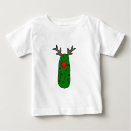 Camiseta De Bebé Dibujo animado divertido del reno del navidad de