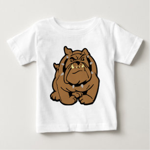 Camiseta De Bebé Dibujo animado inglés del bulldog