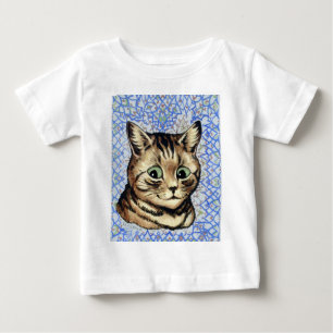 Camiseta De Bebé Dibujo de cabeza de gato por Louis Wain