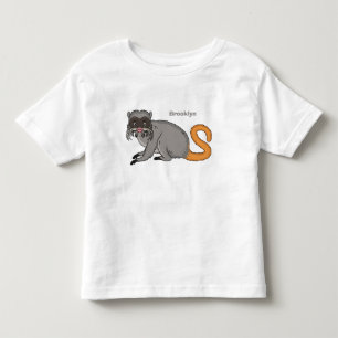 Camiseta De Bebé Dibujo de cartoon del adorable tití emperador