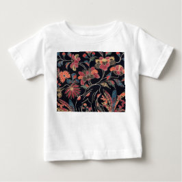 Camiseta De Bebé Dibujo de Flores