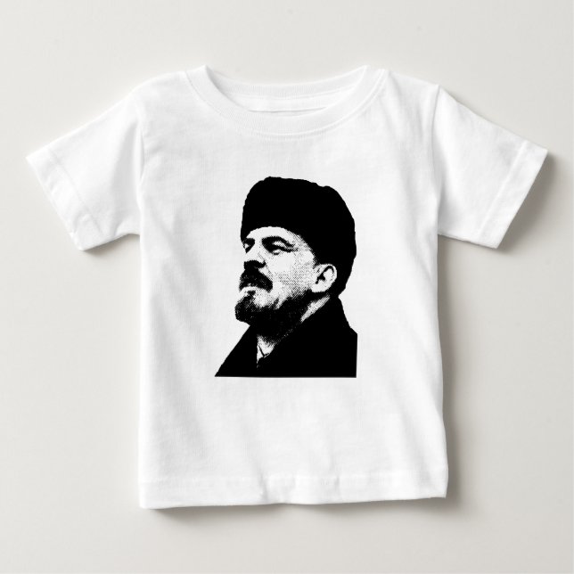 Camiseta De Bebé Dibujo de Vladimir Lenin (Anverso)