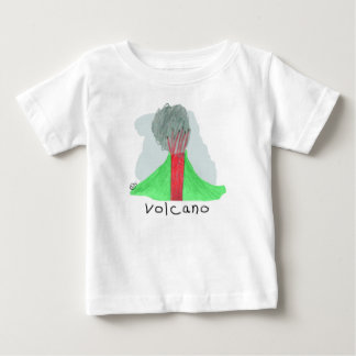 Camiseta De Bebé Dibujo del volcán de Michael