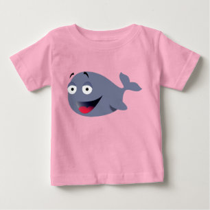 Camiseta De Bebé Dibujo divertido de Personalizados de ballenas