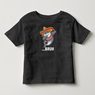 Camiseta De Bebé Dibujo divertido de tiburón con sombrero haciendo
