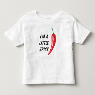 Camiseta De Bebé Dibujo kawaii de pimiento rojo picante lindo