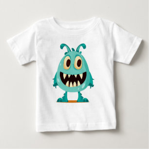 Camiseta De Bebé Dibujos animados de Halloween y monstruos