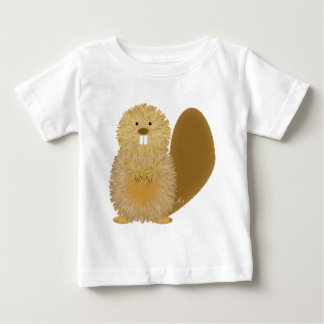 Camiseta De Bebé Dibujos animales adorables: Castor