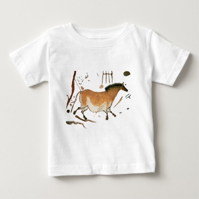 Camiseta De Bebé Dibujos de cueva Lascaux Prehistórico francés (Anverso)