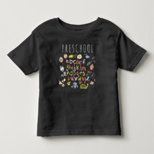 Camiseta De Bebé Dibujos lindos de vuelta al cole para preescolar