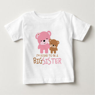 Camiseta De Bebé Dice "Voy a ser una hermana grande"