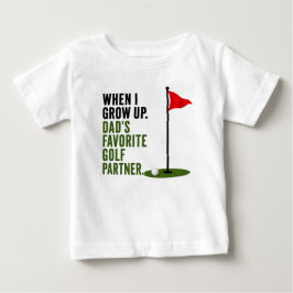Camiseta De Bebé Dicho divertido de golf para bebé golfista
