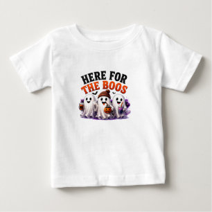Camiseta De Bebé 🍻 Dicho divertido de Halloween de fantasma 👻