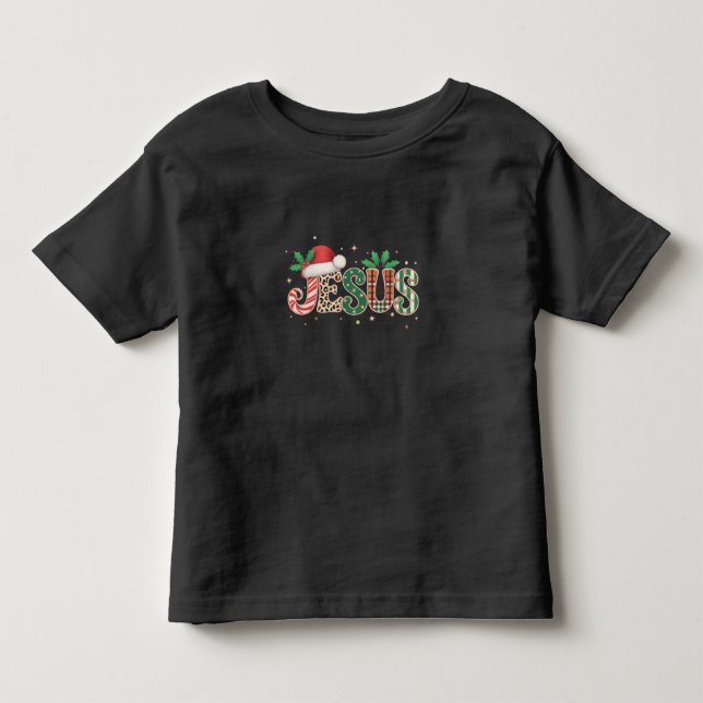 Camiseta De Bebé Dicho religioso cristiano Jesús Versículo de la Bi (Anverso)