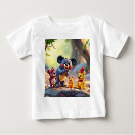 Camiseta De Bebé „Die Zauberbärchen – Hüter des Glitzerwalds“