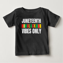 Camiseta De Bebé Diecinueve Vibes Negras Solo Melanin Sista Bruh