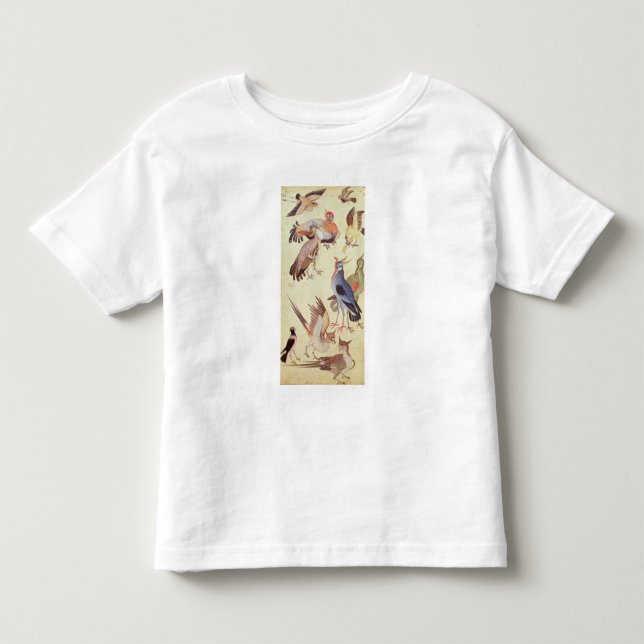 Camiseta De Bebé Diez pájaros (Anverso)