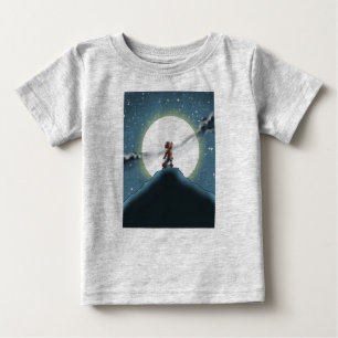 Camiseta De Bebé Diez pequeños monstruos: Willie the Wolf Howl T-Sh