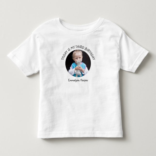 Camiseta De Bebé Diferencial de cumpleaños con nombre de año de Per (Anverso)