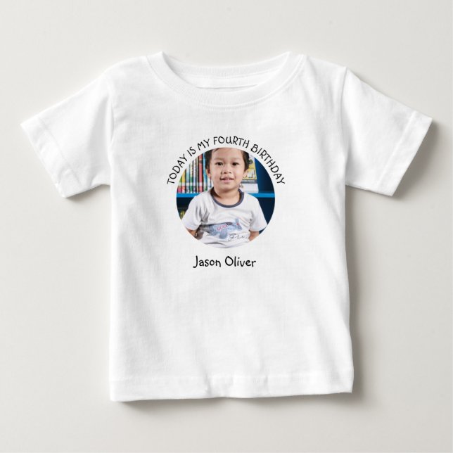 Camiseta De Bebé Diferencial de cumpleaños con nombre de año de Per (Anverso)