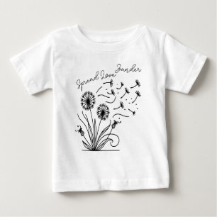 Camiseta De Bebé "Difunde Amor" Personalizable