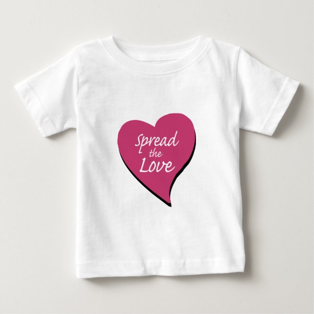 Camiseta De Bebé Difundir el amor (Anverso)