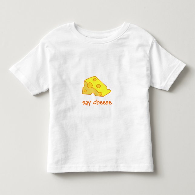 Camiseta De Bebé ¡Diga el queso! (Anverso)