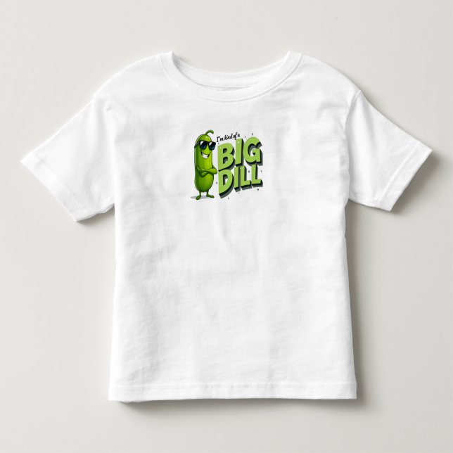 Camiseta De Bebé Dill Pickles Lovers Gift - Divertidos diseños de P (Anverso)