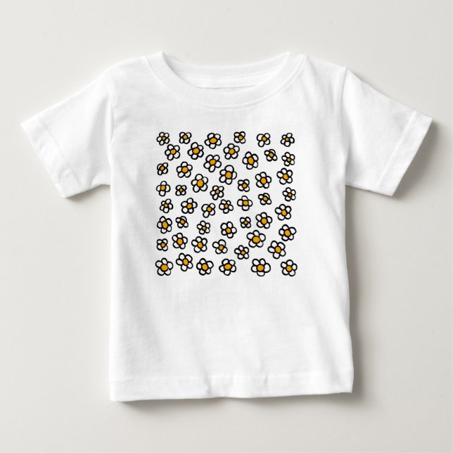 Camiseta De Bebé Dillon's Daisies (Anverso)